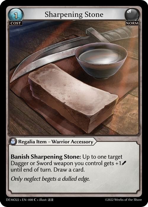 Sharpening Stone, 2022 Demo Deck 008