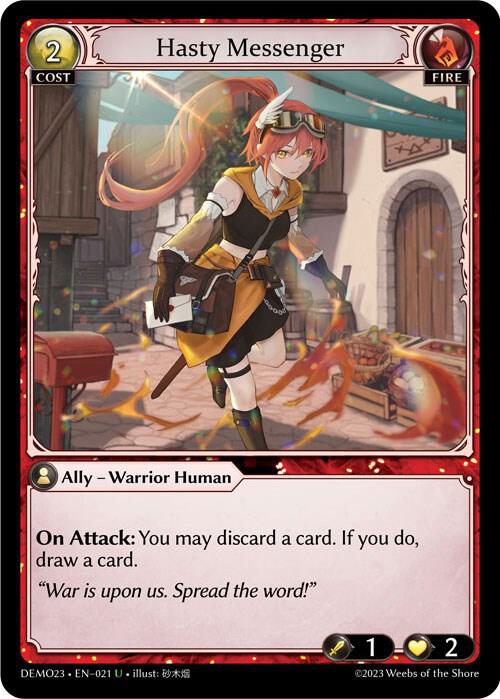 Hasty Messenger, 2023 Demo Deck 021