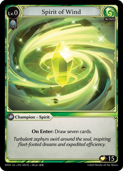 Spirit of Wind, Dawn of Ashes 1st Edition 003