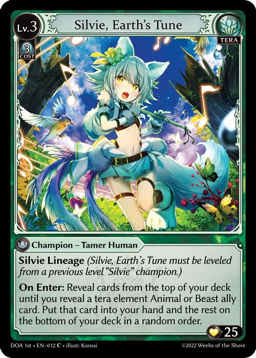 Silvie, Earth's Tune, Dawn of Ashes 1st Edition 012