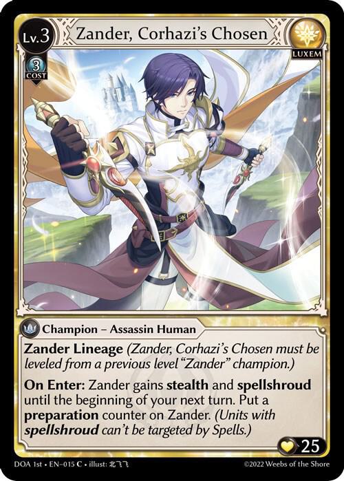 Zander, Corhazi's Chosen, Dawn of Ashes 1st Edition 015