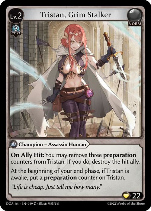 Tristan, Grim Stalker, Dawn of Ashes 1st Edition 019