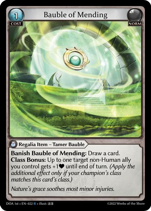 Bauble of Mending, Dawn of Ashes 1st Edition 022