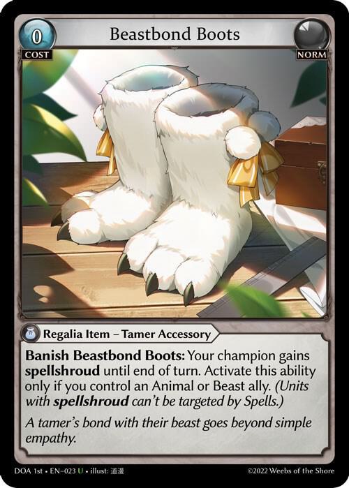 Beastbond Boots, Dawn of Ashes 1st Edition 023