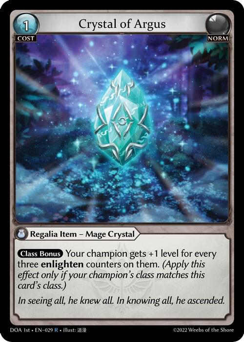 Crystal of Argus, Dawn of Ashes 1st Edition 029