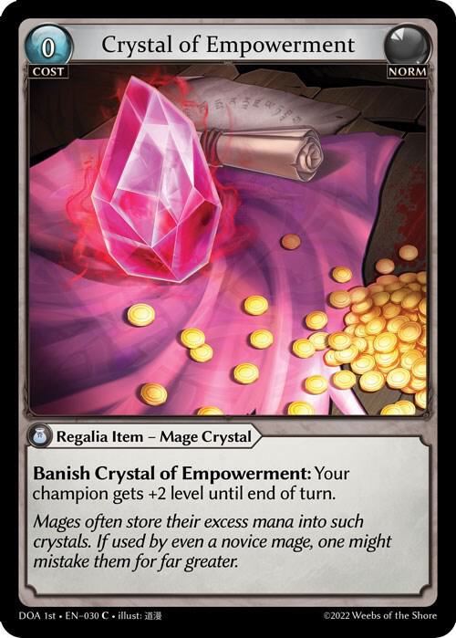 Crystal of Empowerment, Dawn of Ashes 1st Edition 030