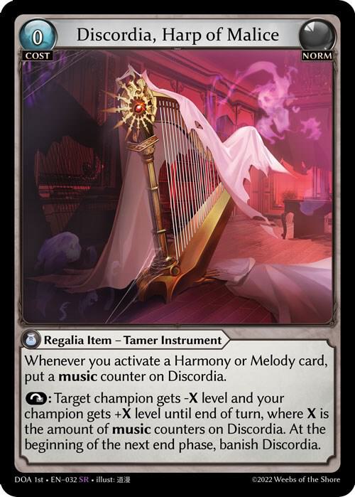 Discordia, Harp of Malice, Dawn of Ashes 1st Edition 032