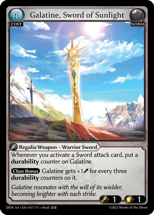 Galatine, Sword of Sunlight, Dawn of Ashes 1st Edition 037