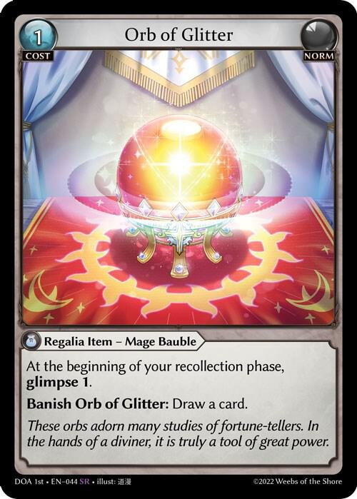 Orb of Glitter, Dawn of Ashes 1st Edition 044