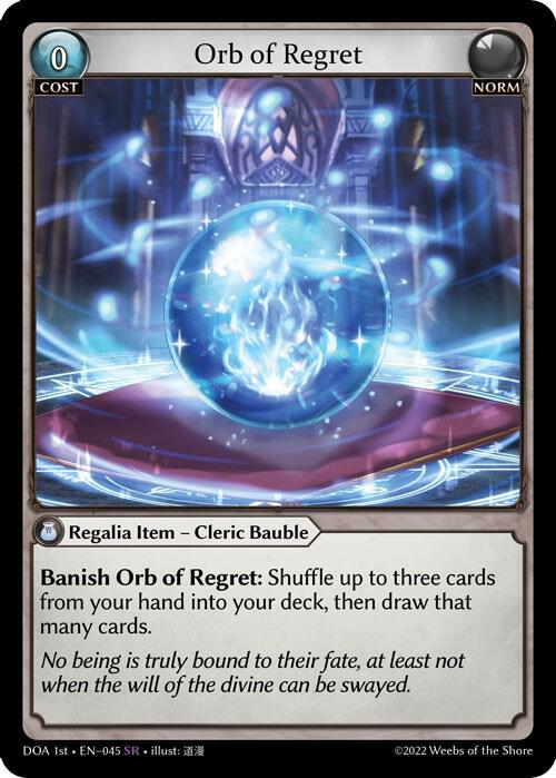 Orb of Regret, Dawn of Ashes 1st Edition 045