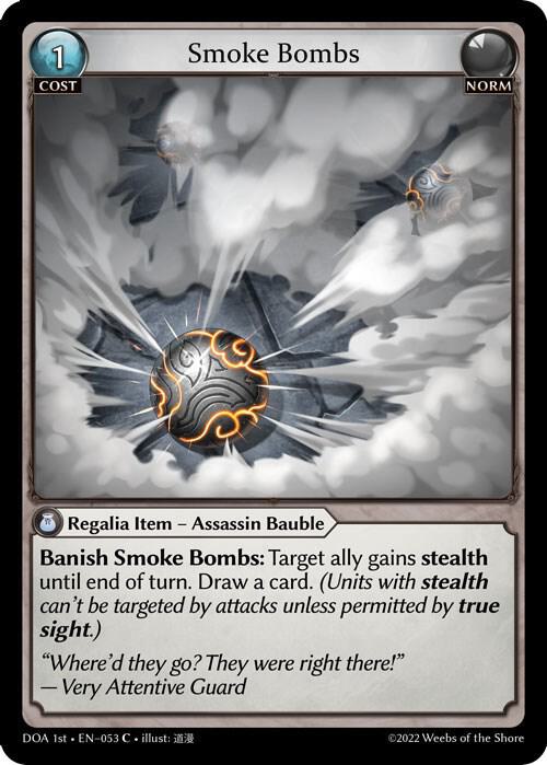 Smoke Bombs, Dawn of Ashes 1st Edition 053