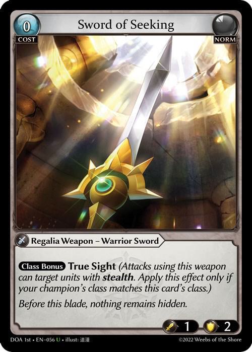 Sword of Seeking, Dawn of Ashes 1st Edition 056