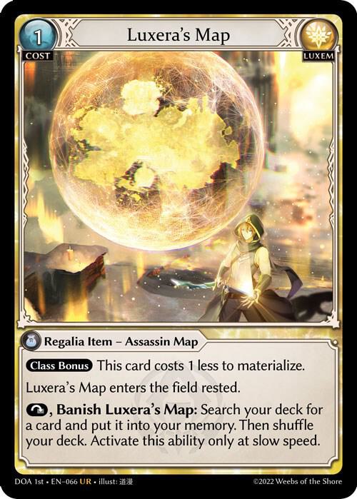 Luxera's Map, Dawn of Ashes 1st Edition 066