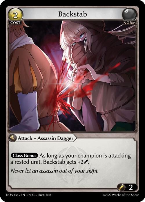 Backstab, Dawn of Ashes 1st Edition 070