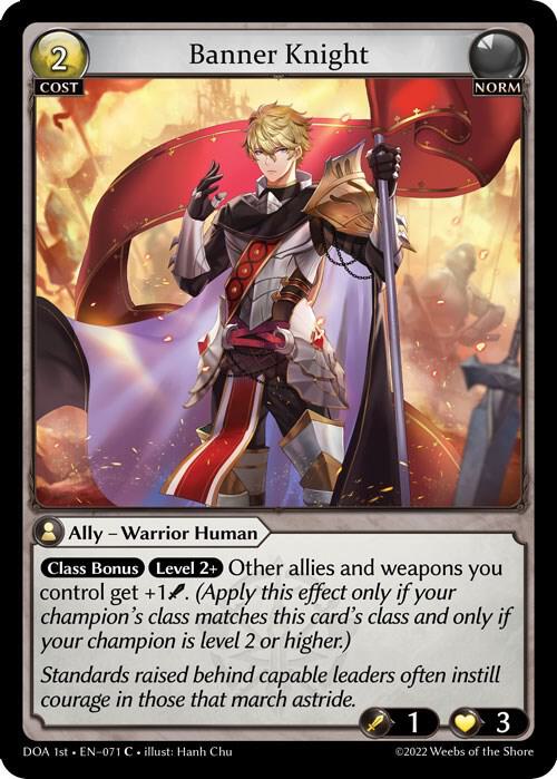 Banner Knight, Dawn of Ashes 1st Edition 071