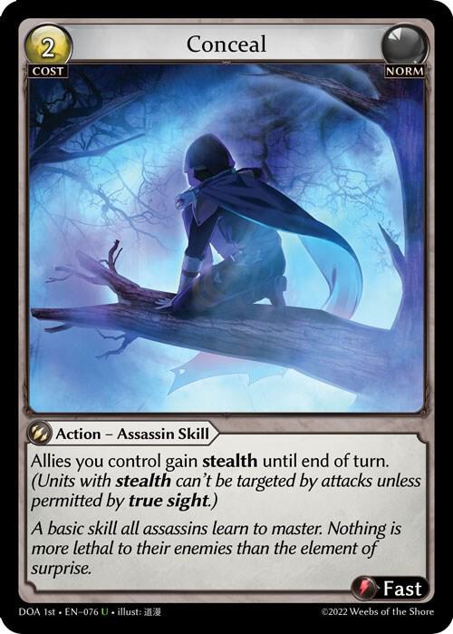 Conceal, Dawn of Ashes 1st Edition 076