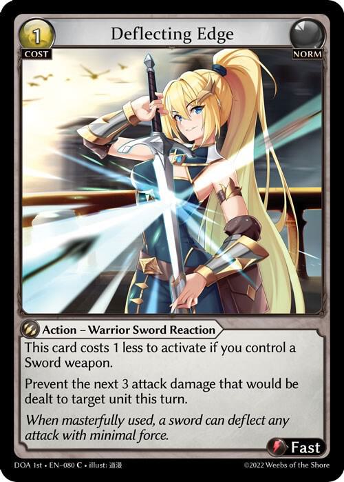 Deflecting Edge, Dawn of Ashes 1st Edition 080