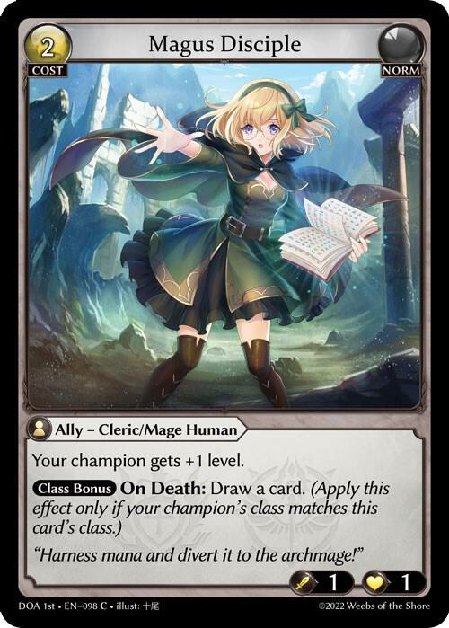 Magus Disciple, Dawn of Ashes 1st Edition 098