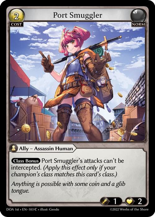 Port Smuggler, Dawn of Ashes 1st Edition 103