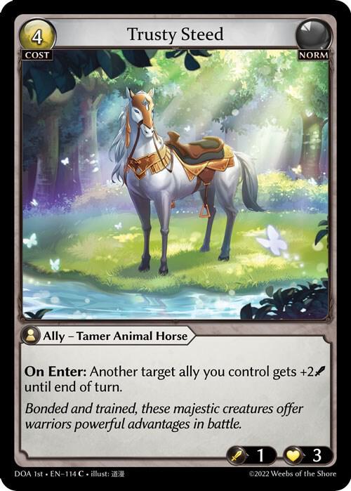 Trusty Steed, Dawn of Ashes 1st Edition 114