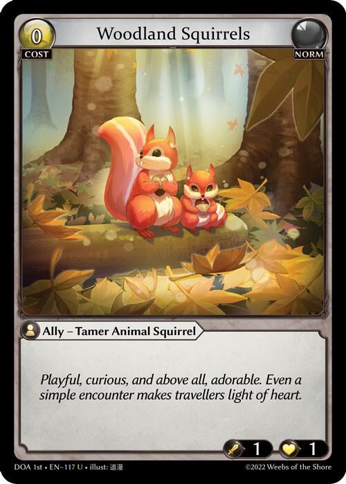 Woodland Squirrels, Dawn of Ashes 1st Edition 117