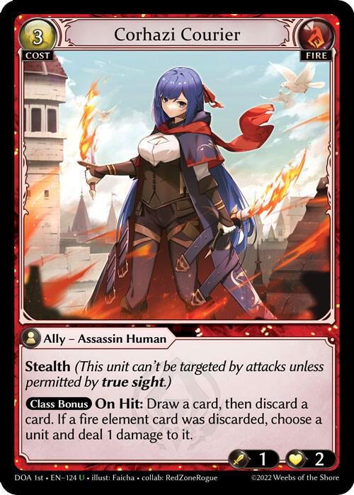 Corhazi Courier, Dawn of Ashes 1st Edition 124