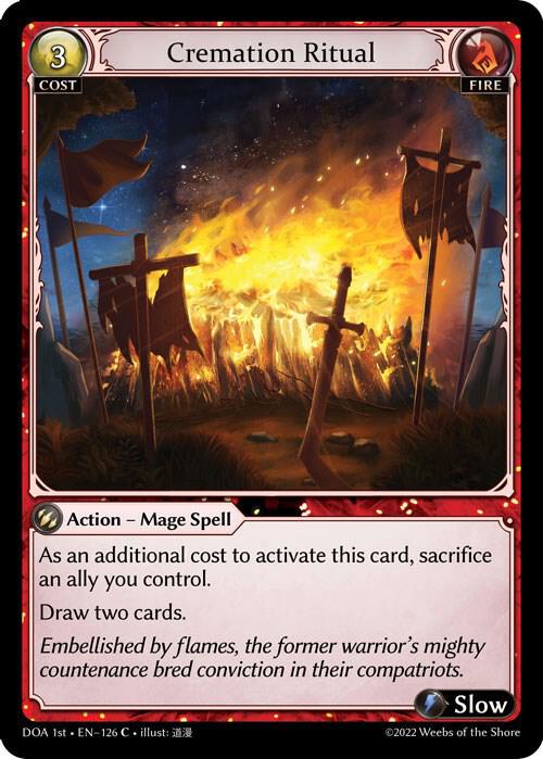Cremation Ritual, Dawn of Ashes 1st Edition 126