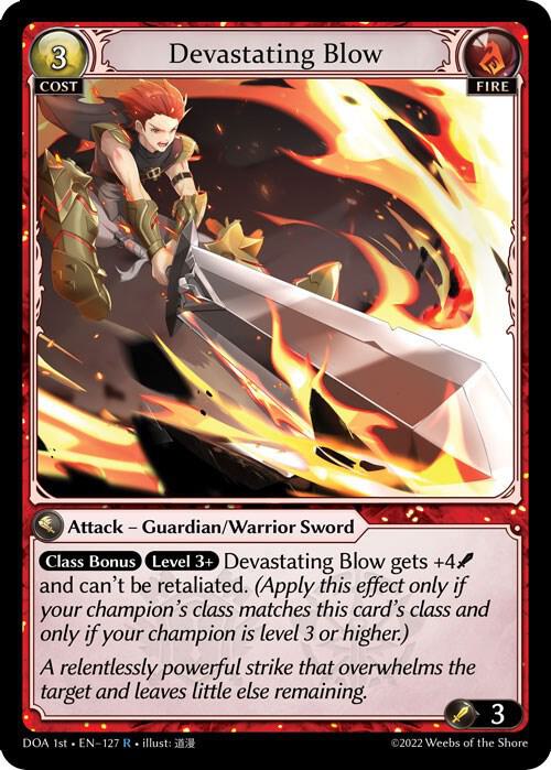 Devastating Blow, Dawn of Ashes 1st Edition 127