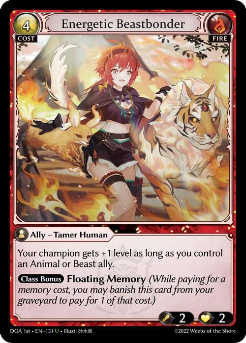 Energetic Beastbonder, Dawn of Ashes 1st Edition 131