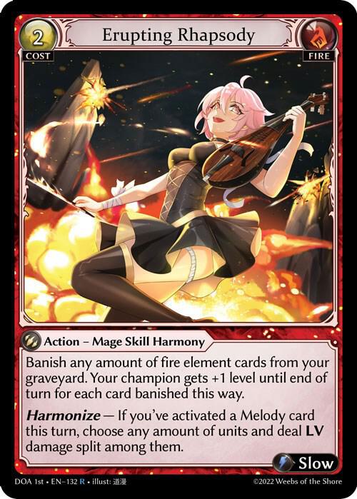Erupting Rhapsody, Dawn of Ashes 1st Edition 132