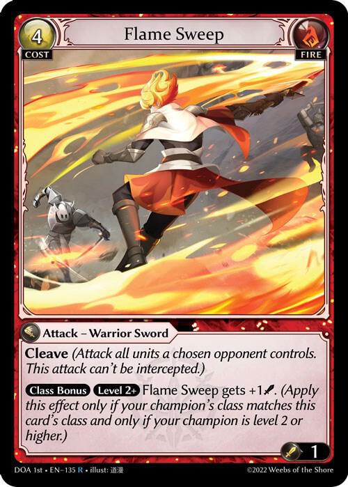 Flame Sweep, Dawn of Ashes 1st Edition 135