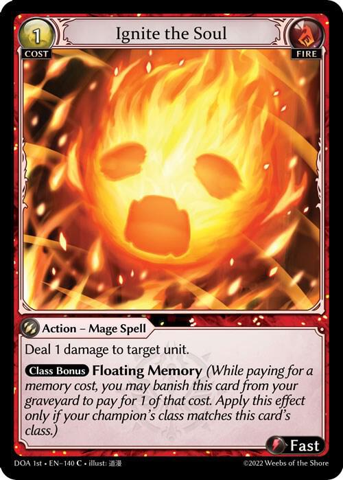 Ignite the Soul, Dawn of Ashes 1st Edition 140