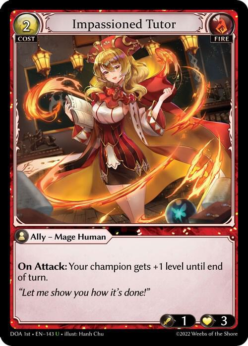 Impassioned Tutor, Dawn of Ashes 1st Edition 143