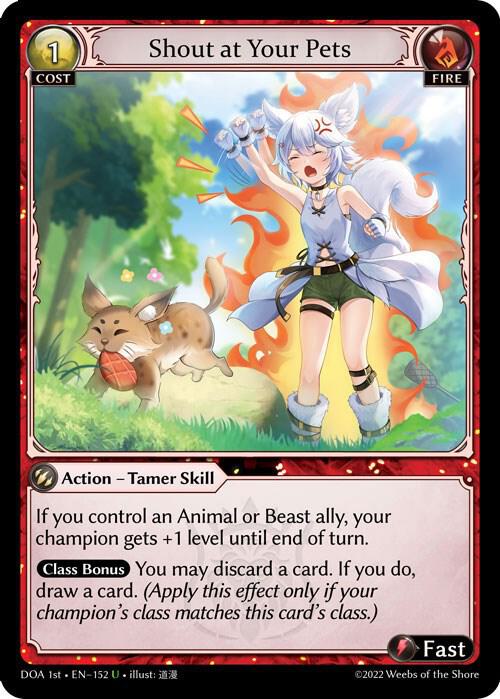 Shout at Your Pets, Dawn of Ashes 1st Edition 152