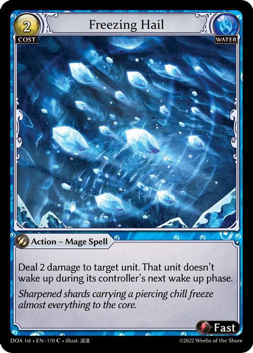 Freezing Hail, Dawn of Ashes 1st Edition 170
