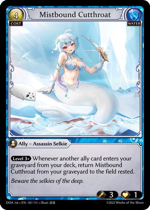 Mistbound Cutthroat, Dawn of Ashes 1st Edition 181