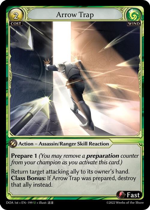 Arrow Trap, Dawn of Ashes 1st Edition 199