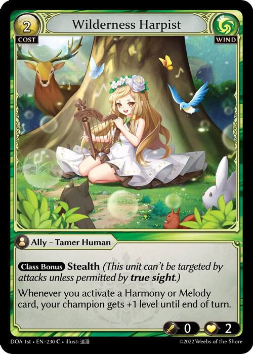 Wilderness Harpist, Dawn of Ashes 1st Edition 230