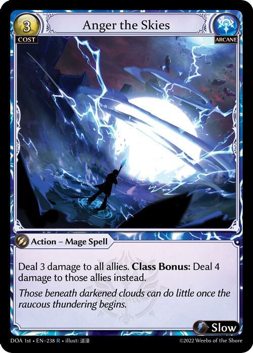Anger the Skies, Dawn of Ashes 1st Edition 238