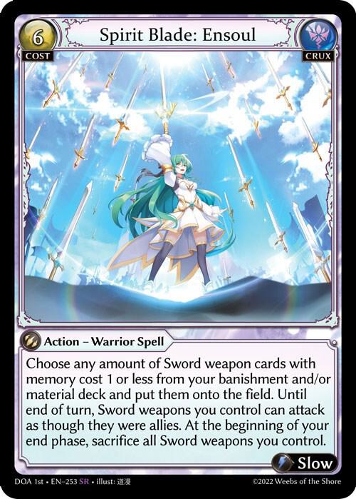 Spirit Blade: Ensoul, Dawn of Ashes 1st Edition 253