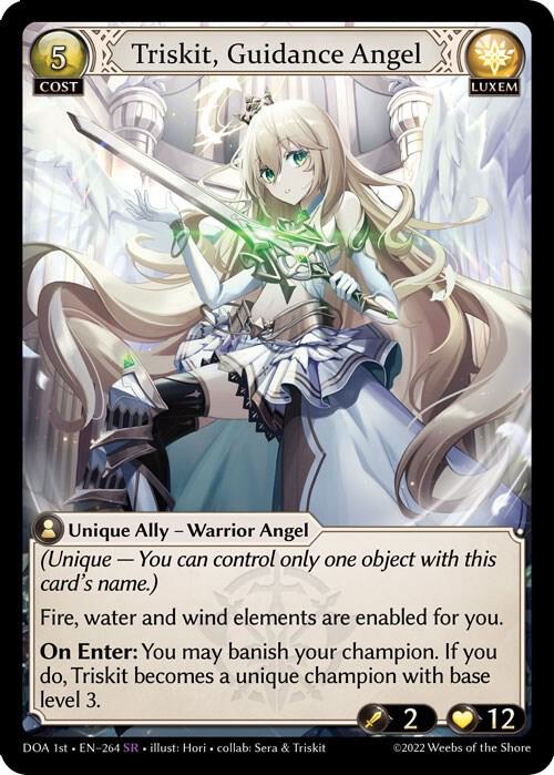 Triskit, Guidance Angel, Dawn of Ashes 1st Edition 264