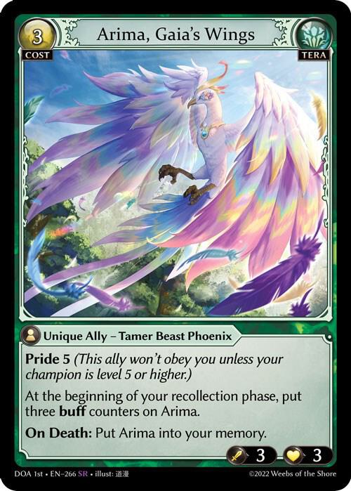 Arima, Gaia's Wings, Dawn of Ashes 1st Edition 266