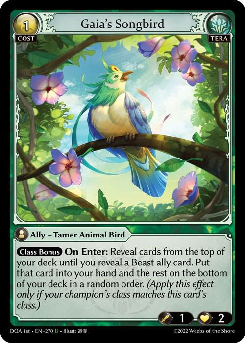 Gaia's Songbird, Dawn of Ashes 1st Edition 270