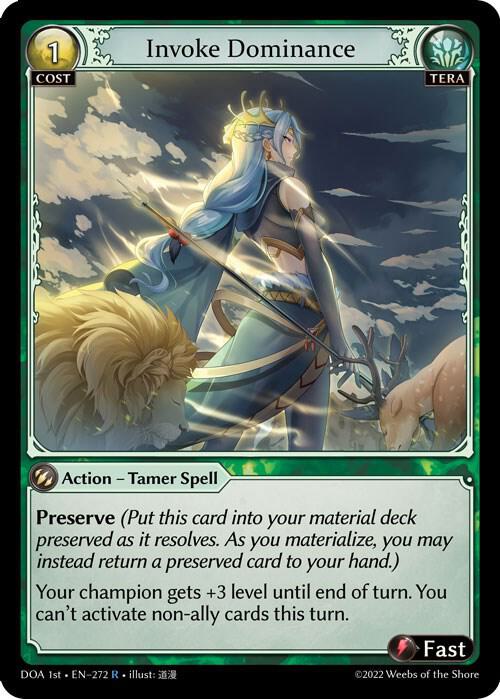 Invoke Dominance, Dawn of Ashes 1st Edition 272