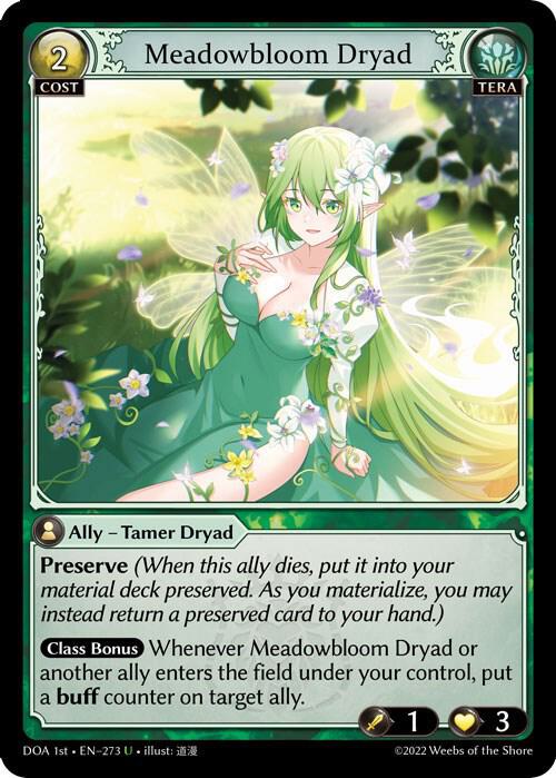 Meadowbloom Dryad, Dawn of Ashes 1st Edition 273