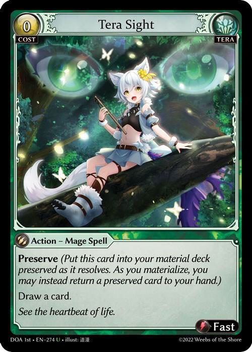 Tera Sight, Dawn of Ashes 1st Edition 274