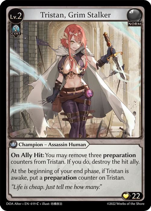 Tristan, Grim Stalker, Dawn of Ashes Alter Edition 019