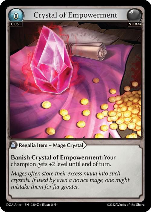 Crystal of Empowerment, Dawn of Ashes Alter Edition 030