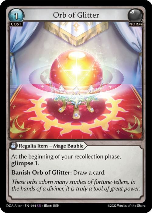 Orb of Glitter, Dawn of Ashes Alter Edition 044