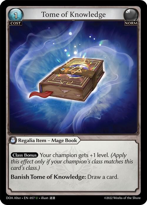 Tome of Knowledge, Dawn of Ashes Alter Edition 057